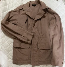 A.P.C. Woman Casual Jacket Pink Beige Limited Edition Style Refined Minimalism T