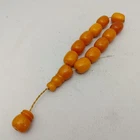 Rare Oversized Vintage Catalin / Bakelite Efe Tesbihi – 13 Huge Beads – 109.49g