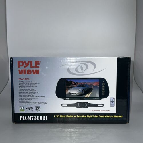 Pyle PLCM74300BT Bluetooth Backup Camera & Rearview 7" LCD Monitor Parking