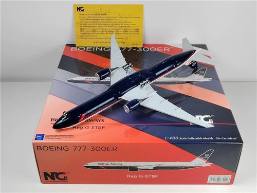 NG Models BRITISH AIRWAYS for Boeing B777-300ER G-STBF 1:400 Aircraft Model - Picture 3 of 8
