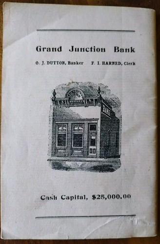 Souvenir Directory Grand Junction Charge Iowa Methodist Episcopal Church 1907 - Picture 3 of 10