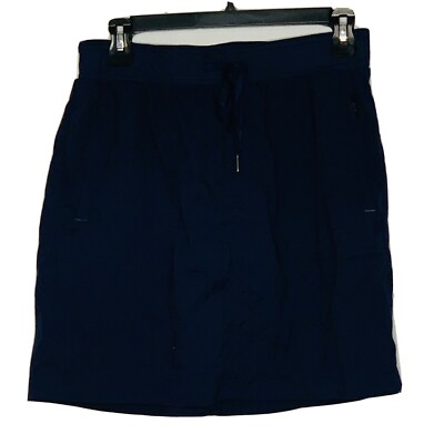 L.L Bean Skort Women's Navy Blue Size Small Giraffe