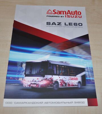 SamAuto SAZ LE60 Powered by Isuzu Brochure Prospekt Russian