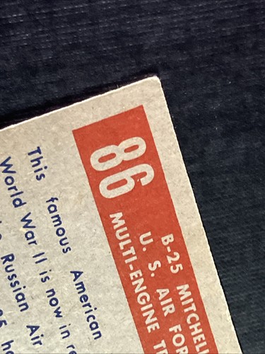 B-52 Mitchell WINGS Trading Card #86 Topps 1952 Friend or Foe Good Condition - Bild 12 von 14