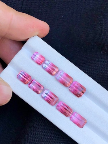 15.7ct Bicolor Pink Tourmaline Lot Ethically Sourced from Afghanistan - Picture 2 of 12