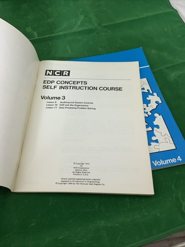 NCR Computer EDP Concepts Monitor Guide Instruction Course Volumes 2-4 - Picture 12 of 20