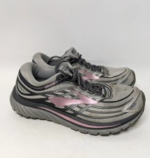 Brooks Glycerin 15 Womens 9 Gray Pink Road Running Shoes Sneakers Trainers
