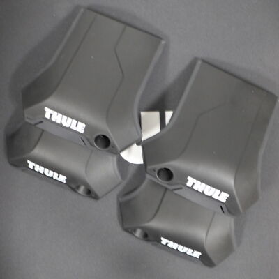 Thule 4x Abdeckkappen rechts+links für Dachreling Edge System 7204