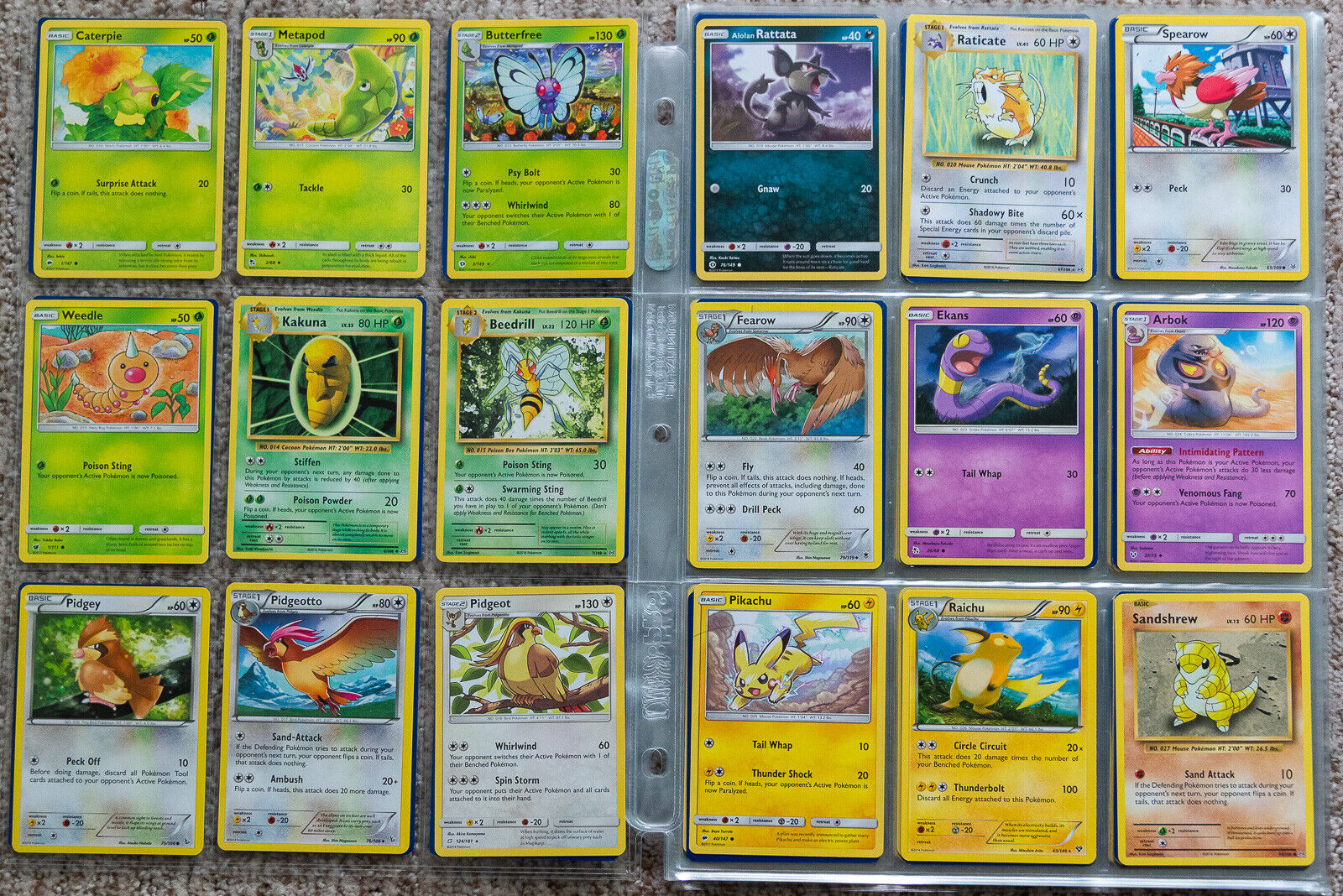 Pokemon TCG 135 Card Lot Hoenn Region Complete Pokedex #252-386 Set