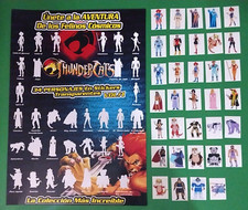 ÁLBUM PÓSTER THUNDERCATS Pegatina + Juego Completo 34/34 PERÚ 2022 Lion-O Munn Ra Snarf