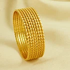 22K Gold Plated Women 8 PCs Churi Bangle Set Ethnic Bracelets Fashion Jewelry