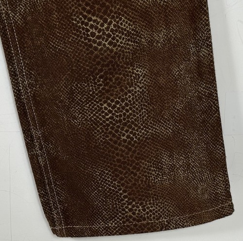 Todd Oldham Women’s Brown With Designs Jeans Size 11 100% Cotton EXCELLENT COND - Picture 11 of 15