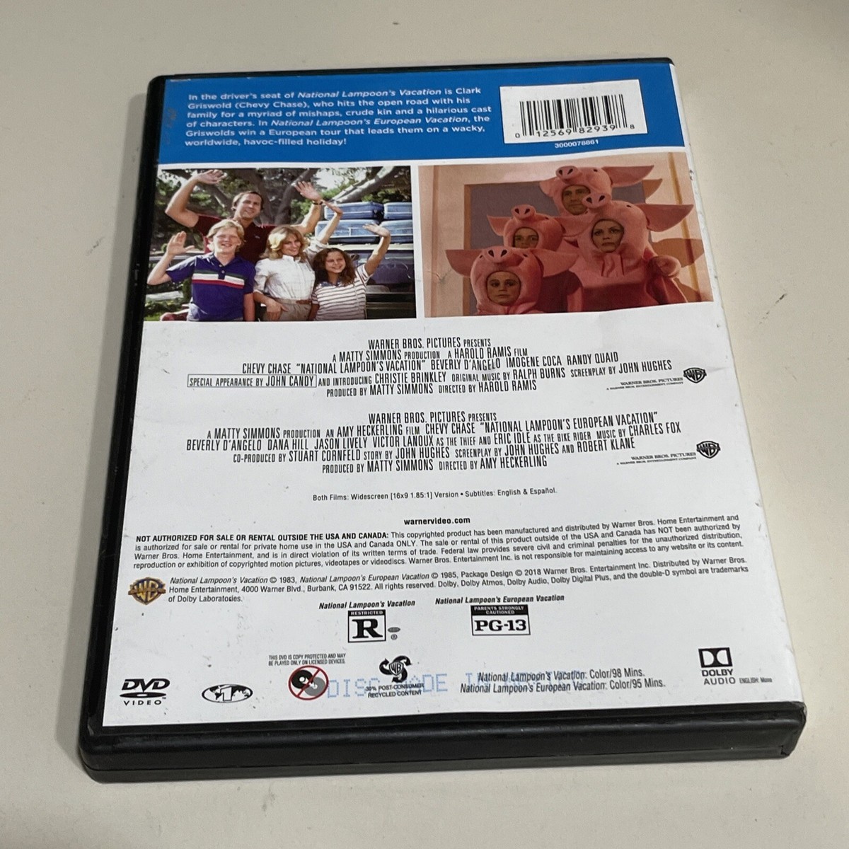 National Lampoon's Vacation / European Vacation (DVD, Double