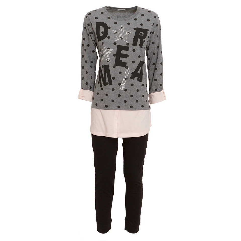 Pigiama donna Character in Cotone P1079 U309 - Imagen 2 de 3