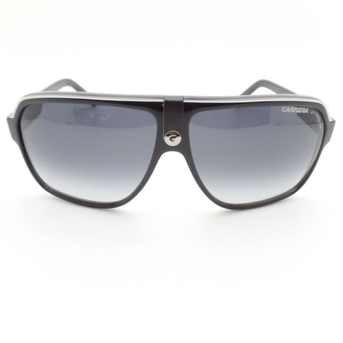 Carrera 33 S 8V69O Gloss Black White Grey Fade New Sunglasses Authentic - Picture 2 of 3