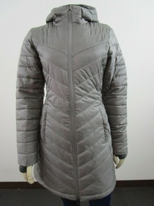 columbia women's mckay lake long hooded down lightweight heatseal jacket