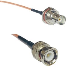 RG316 BNC FEMALE BIG BULKHEAD to BNC MALE RF Cable Rapid-SHIP LOT