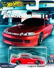 1992 Toyota Soarer Falken Red 2024 Fast and Furious Case F 1/64 Model Hot Wheels