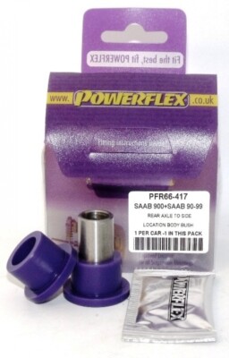 Powerflex PU Panhardstablager Saab 90 99 900 Buchsen links HA PFR66-417 Road Ser