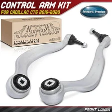 Front Left & Right Lower Control Arm w/ Ball Joint for Cadillac CT6 2016-2020