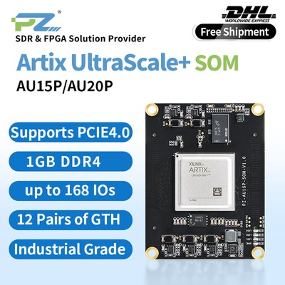 Puzhi AMD Xilinx SOM FPGA Core Board Artix Ultrascale+ XCAU15P AU20P PCIe 4.0
