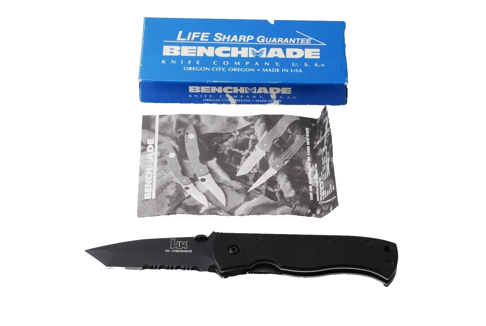 Benchmade 黑色战术收藏折叠刀