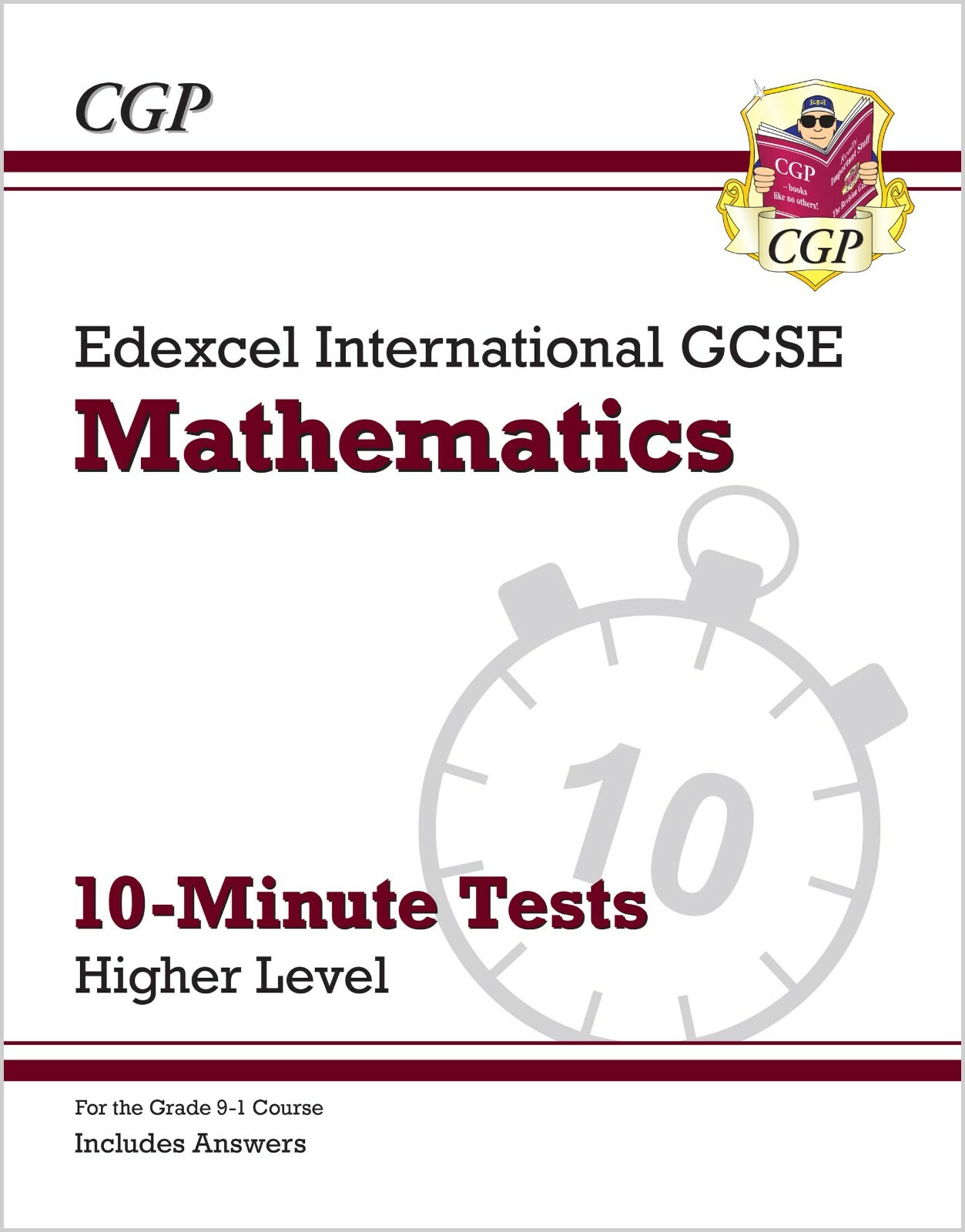 GCSE Edexcel International Maths 10-Minute Test Higher with Answer Years 10-11