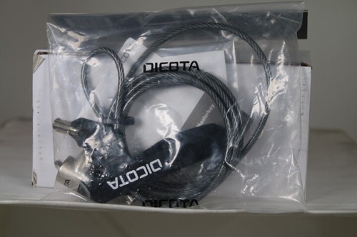 DICOTA Security Cable T-Lock Value, masterkeyed, 3x7mm slot