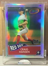 2006 ETOPPS IN HAND CRAIG HANSEN BOSTON RED SOX ROOKIE CARD /1499. rookie card picture