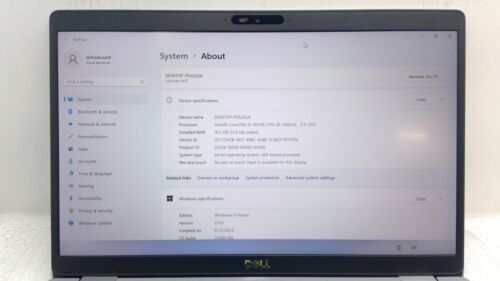 Dell Latitude 5410 14" Laptop i5-10210u@1.6GHz 16G RAM 256GB SSD Win11 B0P - Picture 2 of 10