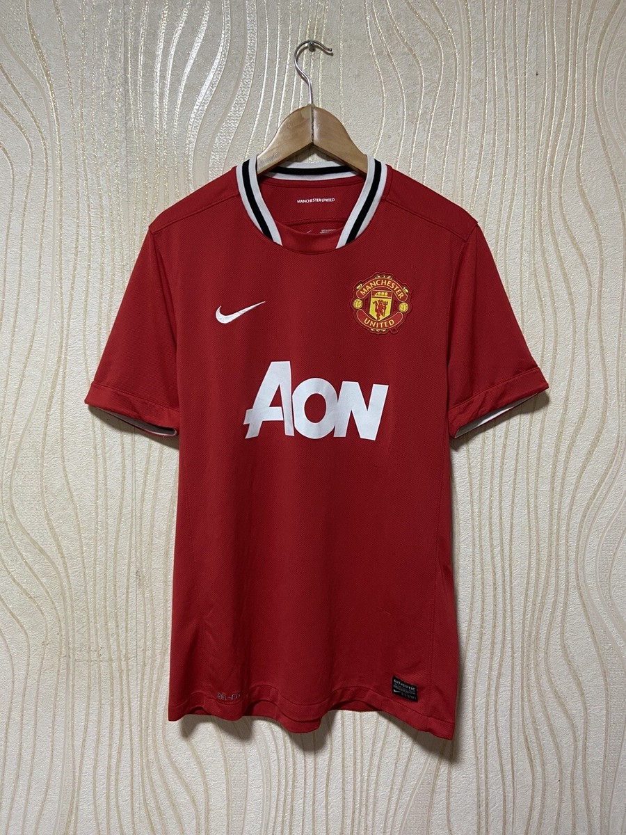 MANCHESTER UNITED 2011 2012 HOME FOOTBALL SHIRT SOCCER JERSEY NIKE