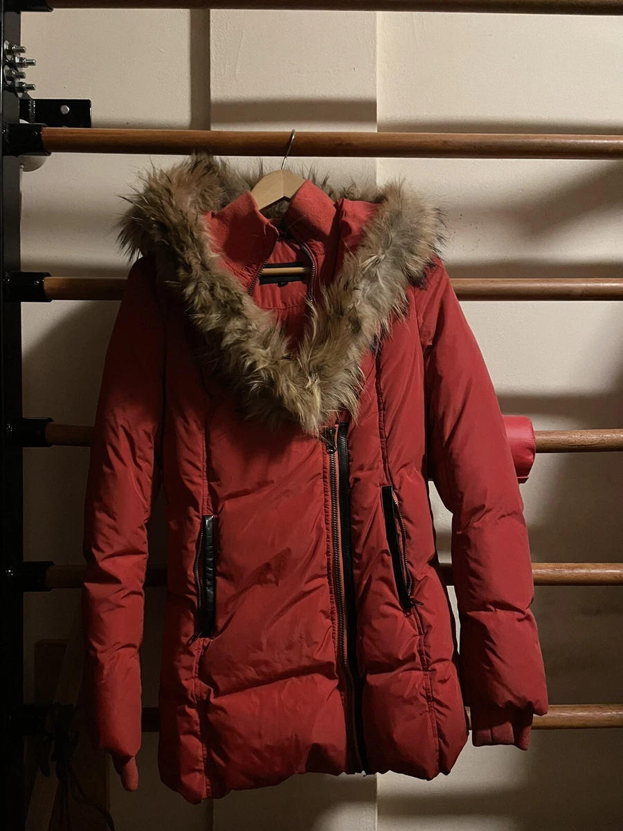 Mackage Adali red puffer Size S eBay