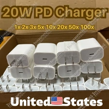 Wholesale Bulk For iPhone iPad 20W USB C Type C Power Adapter Fast Charger Block