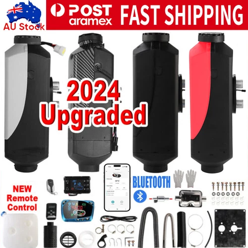 12-24V 2KW-5KW-8KW Diesel Air Heater Bluetooth/LCD Thermostat Caravan Motorhome