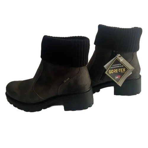 IGI & Co scarpe donna stivaletti in pelle grigio scuro Made in Italy taglia 35 US 5 NUOVI - Foto 16 di 24