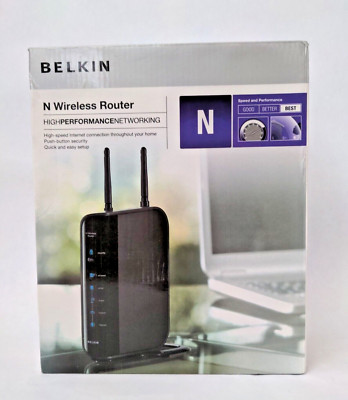 Belkin F5D8236-4 300Mbps 4-Port Gigabit Wireless N Router | eBay