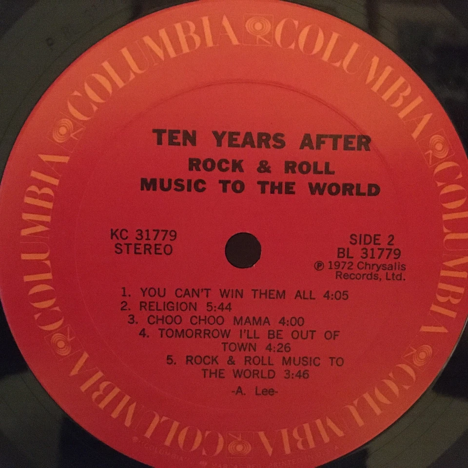 TEN YEARS AFTER LP ROCK & ROLL MUSIC TO THE WORLD Foto 4 de 4