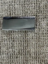 chrysler imperial chrome trim bottom center connector windshield 1959