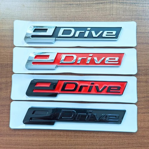 ABS Cromo Negro E Drive Insignia Edrive Emblema Maletín Coche Calcomanía Para BMW Pegatina - Imagen 15 de 20