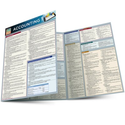 Brand New; QuickStudy | Accounting 1 Laminated Study Guide
