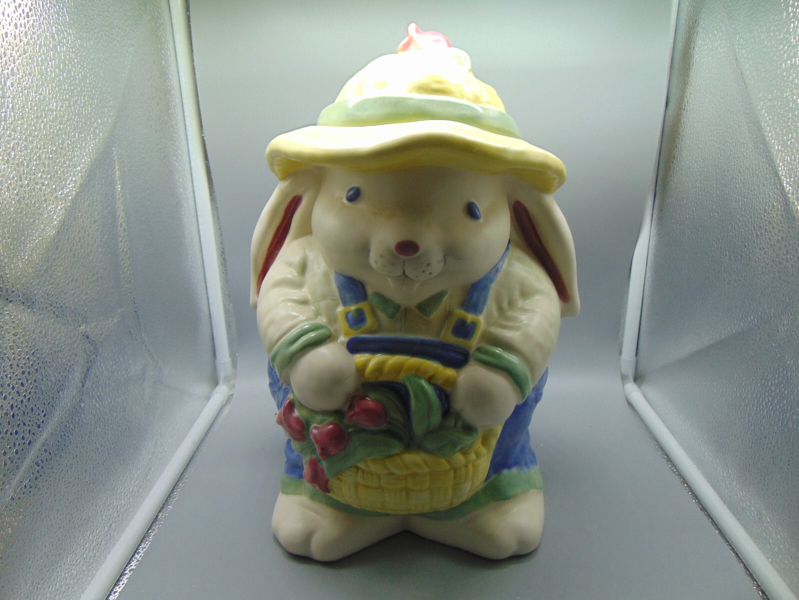 Treasure Craft Rabbit in the Tulip Patch Cookie Jar REDUCED IN PRICE | eBay
