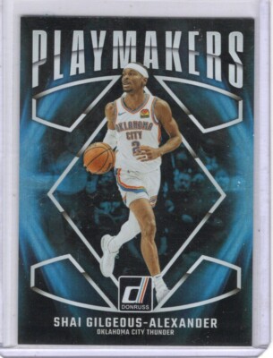 2024-25 Donruss Basketball SSP Playmakers #10 Shai Gilgeous