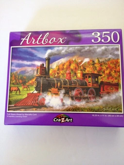 Rompecabezas FULL STEAM ADVANCE Artbox 350 PEQUEÑO ROMPECABEZAS LEER Foto 2 de 4