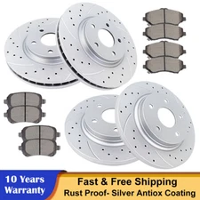 Front Rear Rotor Brake Pads Fit Town & Country Grand Caravan Routan Journey Kits