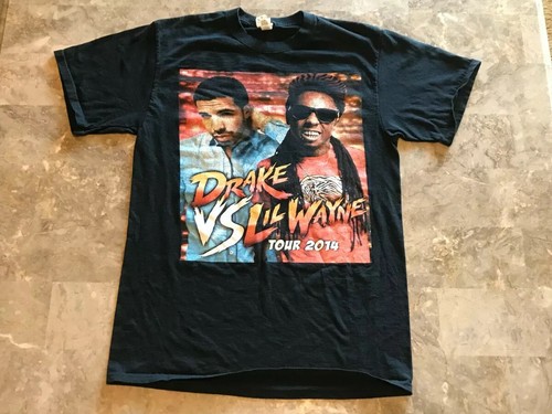 Hip Hop Rap Tee Black Graphic 2014 Tour 