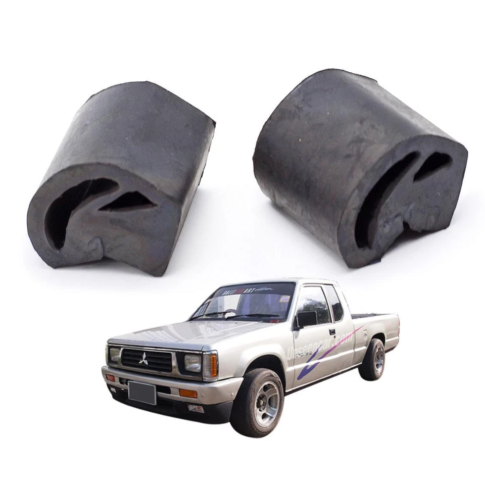 Set Side Hood Bonnet Bumper Rubber For Mitsubishi Mighty Max L200 Pick up 87 -96 - Image 4 of 4