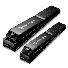 Nail Clippers - 2 Pack Professional, Stainless Steel Set for Men, Women and Kids