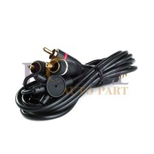 High Quality 6FT 3.5mm AUX Plug to 3RCA male AUX Composite Audio Video OFC cable