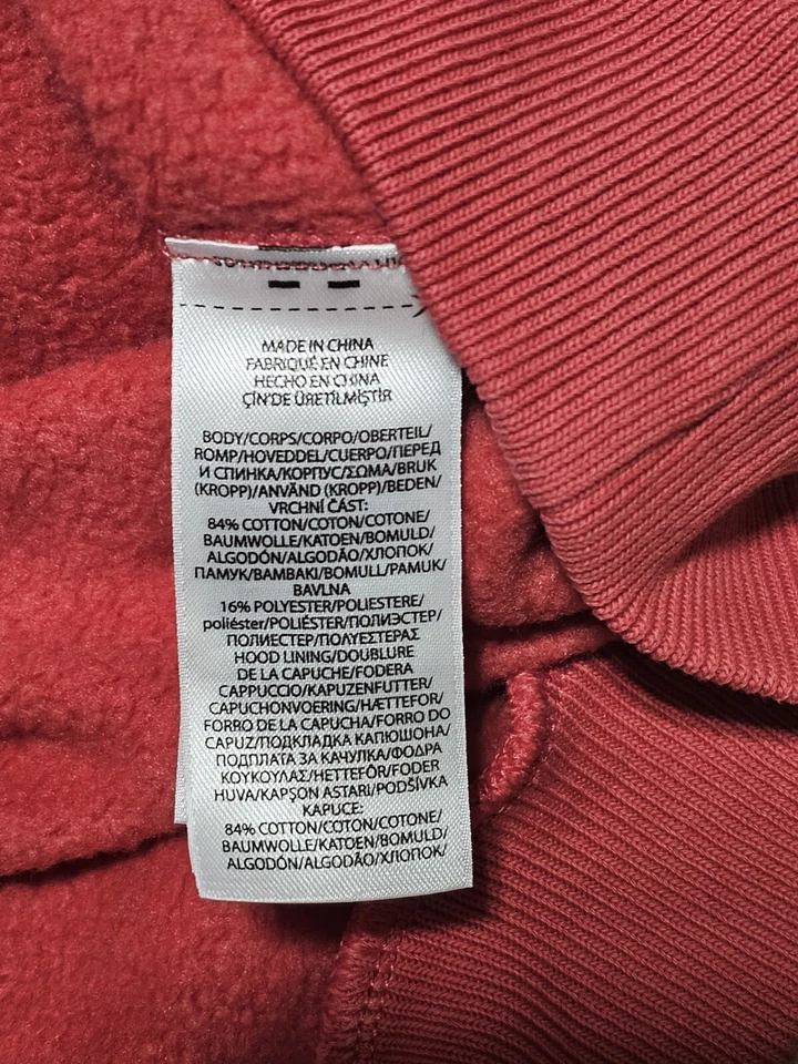 NUEVO CON ETIQUETAS Polo Ralph Lauren Para Mujer Rojo Sudadera con Capucha Azul Grande Poni Sudadera Pullover Foto 3 de 3