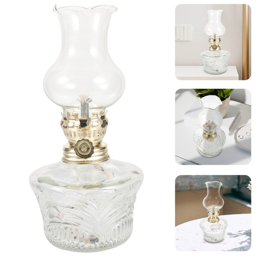 18cm Vintage Kerosene Lamp Glass Light for Bedroom and Living Room - Picture 9 of 12